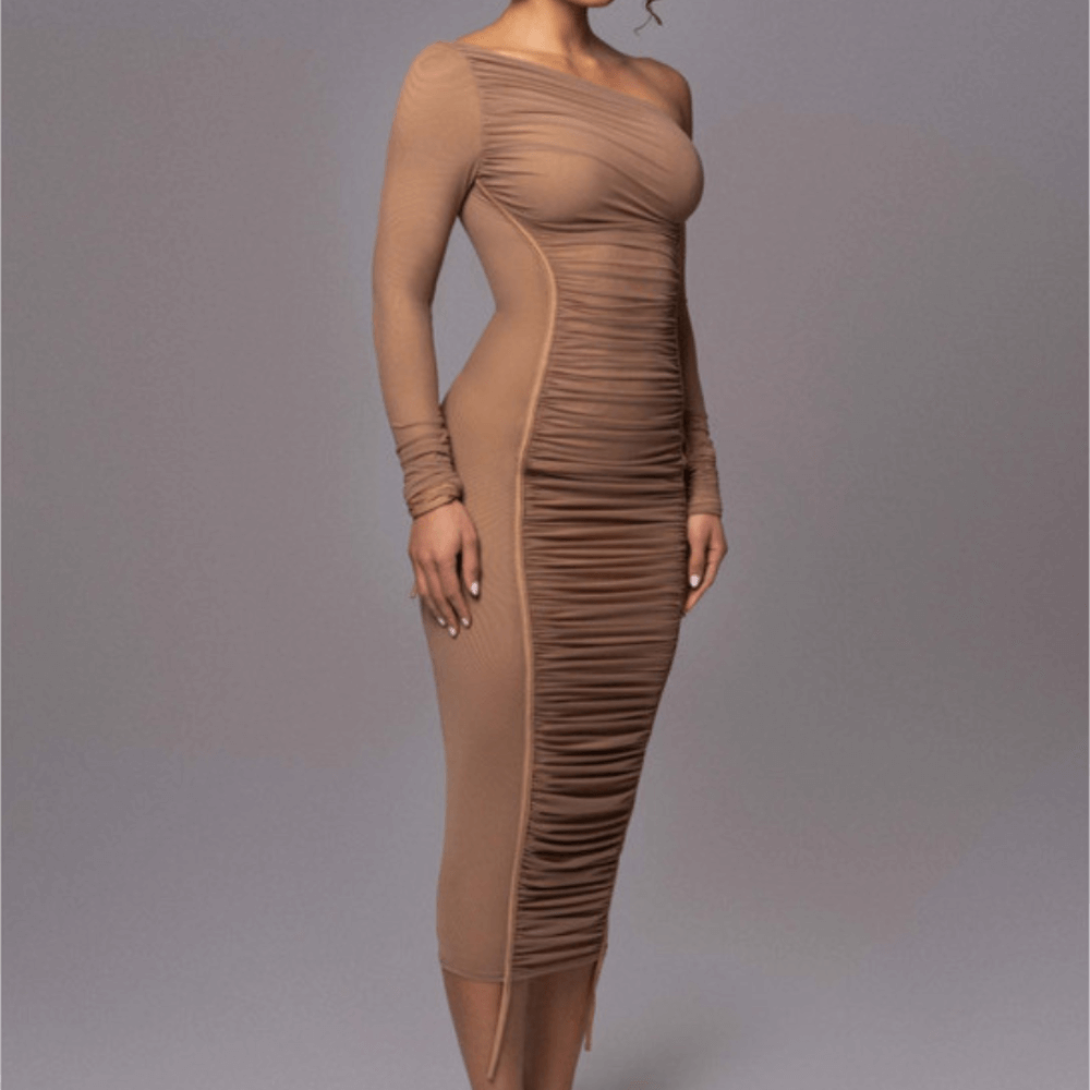 robe amincissante a effet gainant 