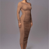 robe amincissante a effet gainant 
