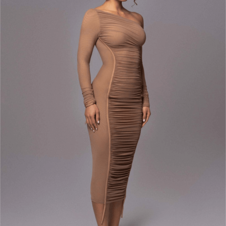 robe amincissante a effet gainant 