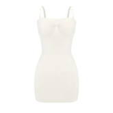 robe gainante blanche